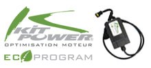 Logo Kitpower EcoProgram, optimisation moteur et économie de carburant